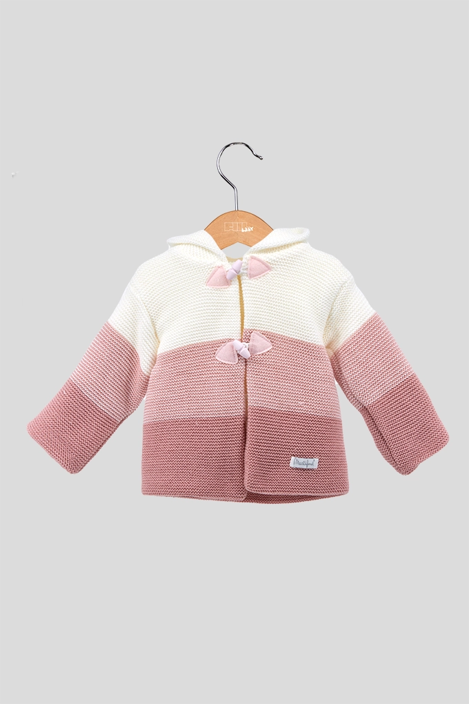 Veste bébé avec capuche