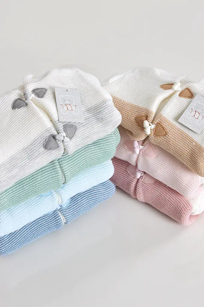 Veste bébé avec capuche