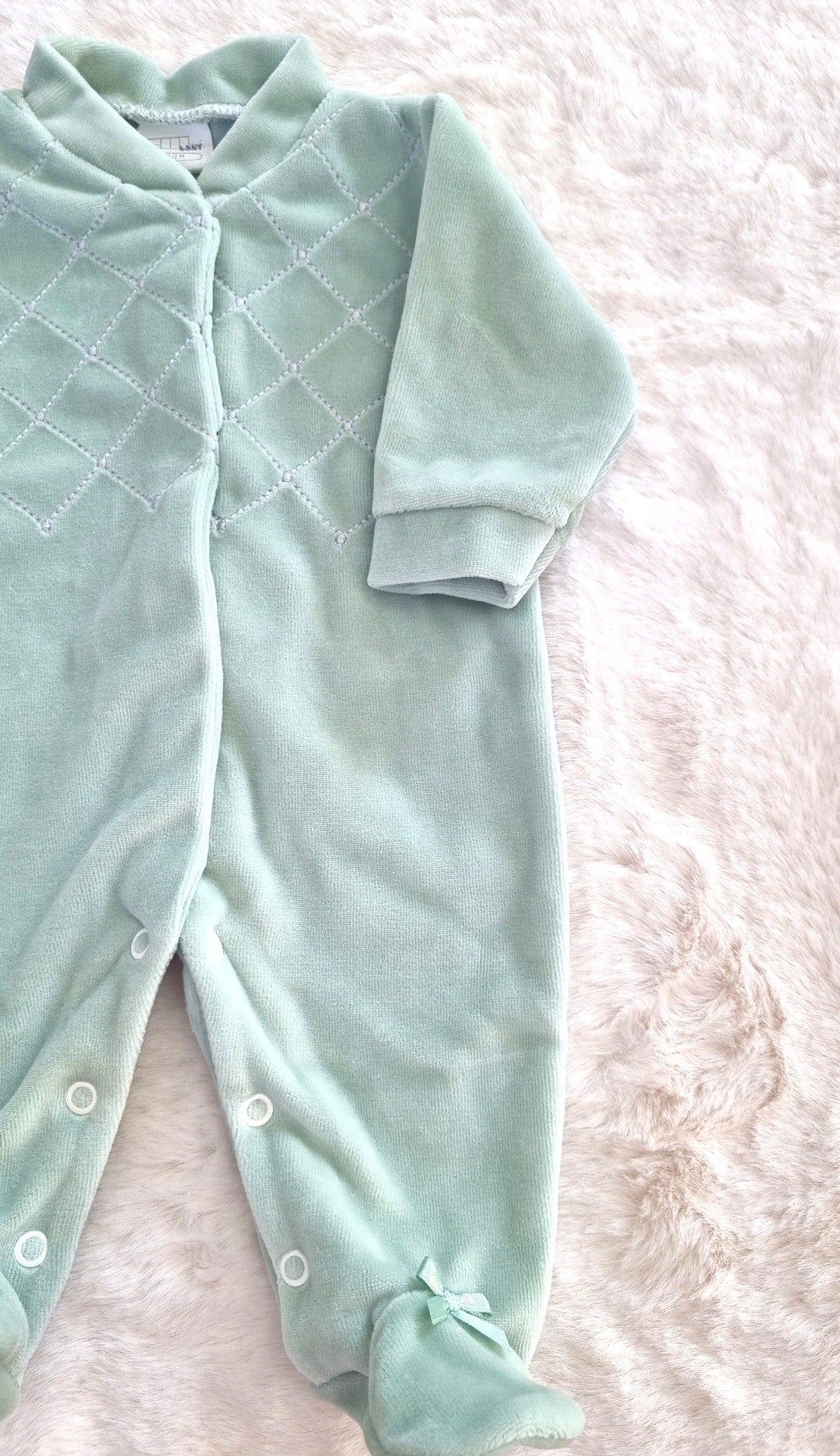 Grenouillère Bébé en Velours
