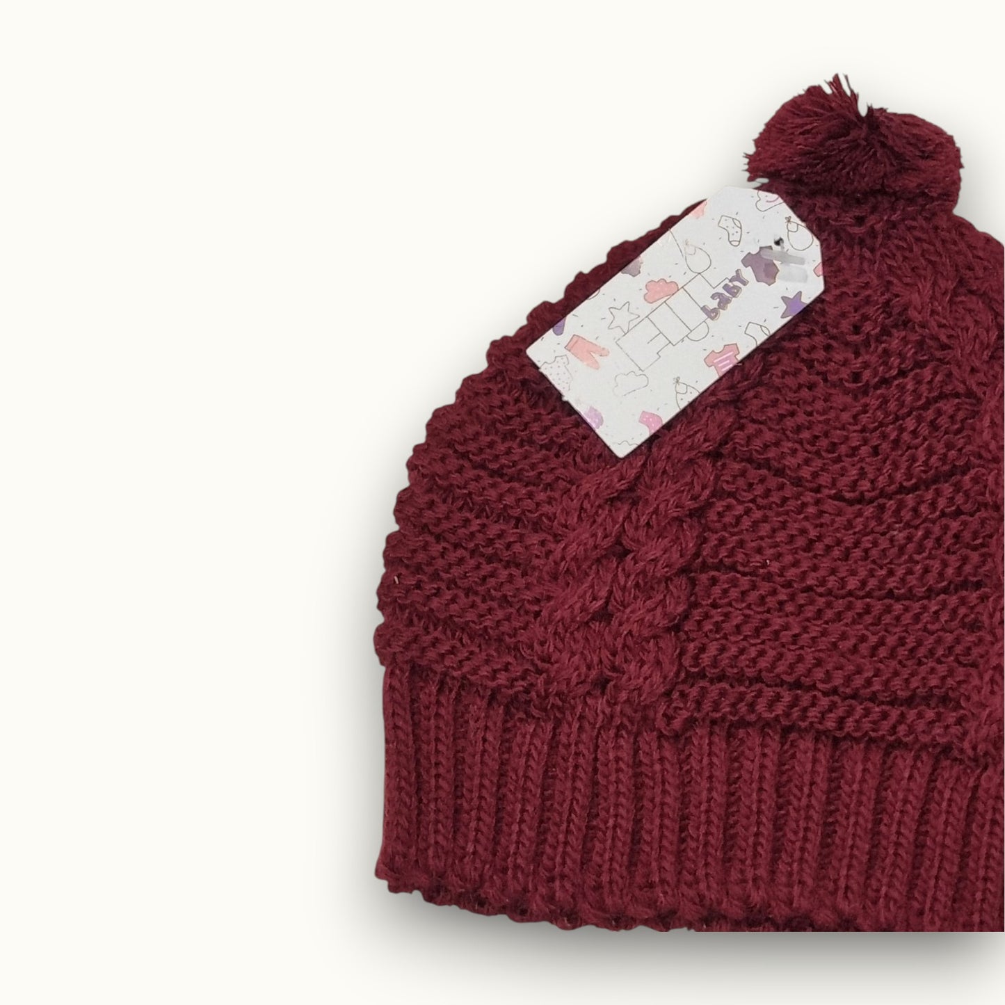 Chapéu de inverno com pompom