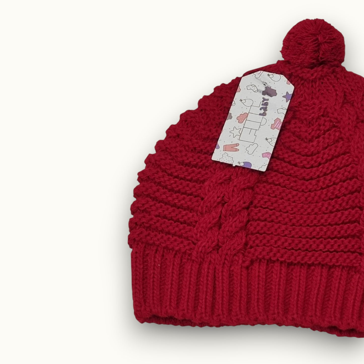 Chapéu de inverno com pompom