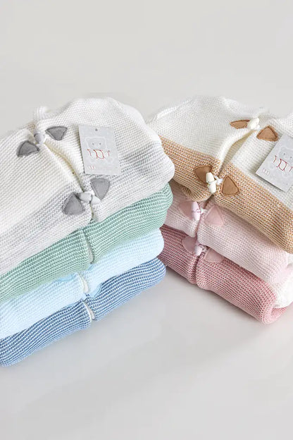 Veste bébé avec capuche