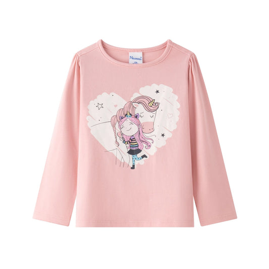 T-shirt fille licorne