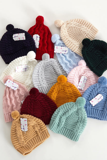 Chapéu de inverno com pompom